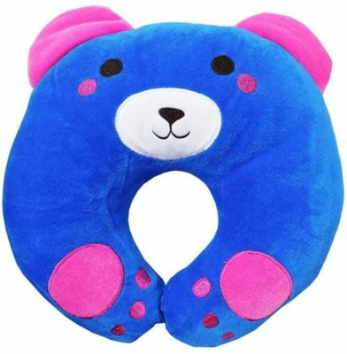 Aki Traders Microfibre Animals Baby Pillow Pack of 1(Blue)
