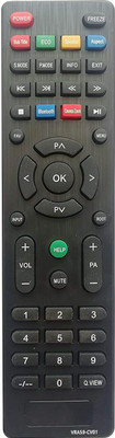 BhalTech VRA59-CV01 LCD LED TV Compatible for  F&D/Crown TV Remote Controller(Black)