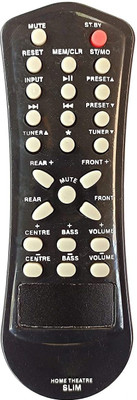 BhalTech Home Theatre Sound bar System Compatible for  IBall System Remote Controller(Black)
