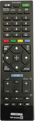 DVB RM-GA025 Remote, Compatible for Sony Bravia LCD/LED TV SONY Remote Controller(Black)