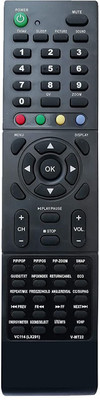 DVB VC114 LX291 V-MT22 Remote, Compatible for Videocon LCD/LED TV VIDEOCON Remote Controller(Black)