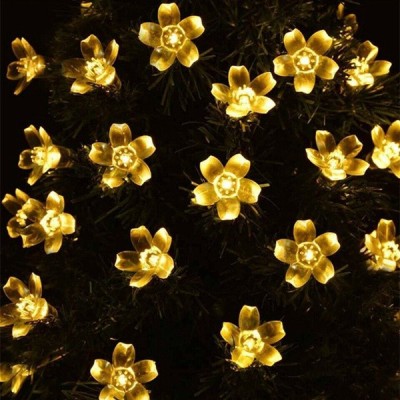 Sarvatr 16 LEDs 3 m Yellow Steady Flower Rice Lights(Pack of 1)