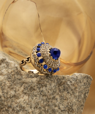 SOHI Alloy Gold Plated Ring