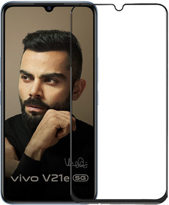 INFINITYWORLD Edge To Edge Tempered Glass for Vivo V21E 5G(Pack of 1)