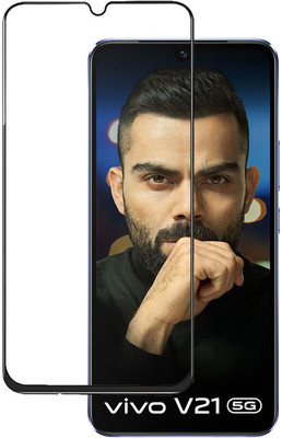 SNMART Edge To Edge Tempered Glass for Vivo V21 5G(Pack of 1)