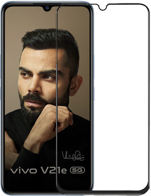 INFINITYWORLD Edge To Edge Tempered Glass for Vivo V21E 5G(Pack of 1)