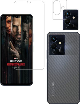 Vatsin Front and Back Screen Guard for Infinix Note 12 Pro 5G(Pack of 3)
