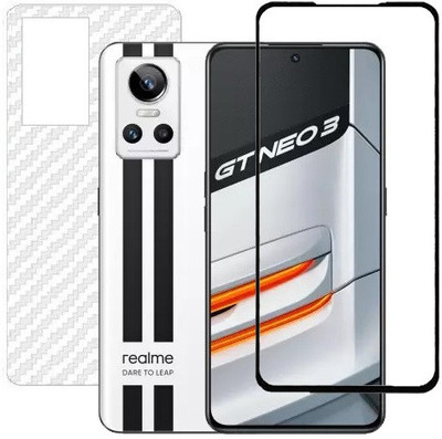 HOBBYTRONICS Front and Back Screen Guard for Realme GT Neo 3(Pack of 1)