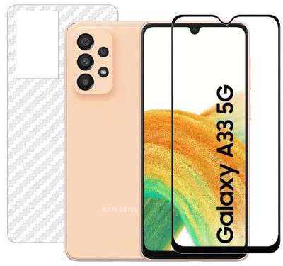 ECMERED Front and Back Screen Guard for Samsung A33, Samsung Galaxy A33, Samsung A33 5G, Samsung Galaxy A33 5G(Pack of 1)