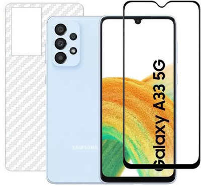 HOBBYTRONICS Front and Back Screen Guard for Samsung A33, Samsung Galaxy A33, Samsung A33 5G, Samsung Galaxy A33 5G(Pack of 1)