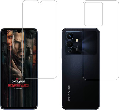 Ten To 11 Front and Back Screen Guard for Infinix Note 12 5G(Pack of 2)