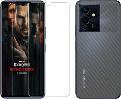 Vatsin Front and Back Tempered Glass for Infinix Note 12 5G(Pack of 2)