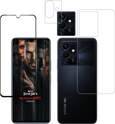 Vatsin Front and Back Tempered Glass for Infinix Note 12 5G(Pack of 3)