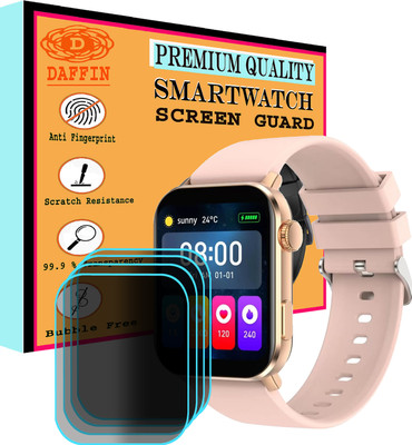 daffin Screen Guard for Fire-Boltt Ninja Bell(Pack of 4)