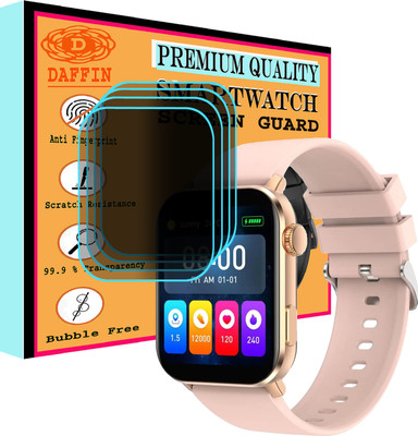 daffin Screen Guard for Fire-Boltt Ninja Bell(Pack of 4)