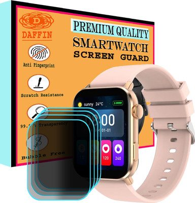 daffin Screen Guard for Fire-Boltt Ninja Bell(Pack of 4)