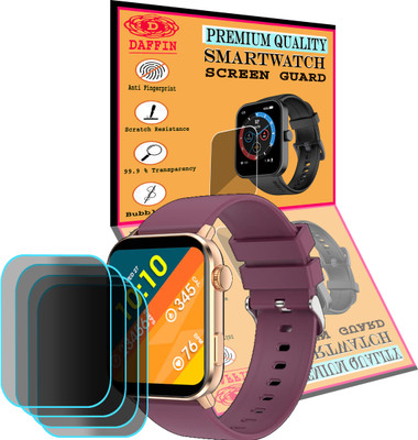 daffin Screen Guard for Fire-Boltt Ninja Bell(Pack of 4)