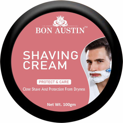 Bon Austin Shaving Cream for Men for Smooth Shave Pack of 1 of 100 grams(100 g)