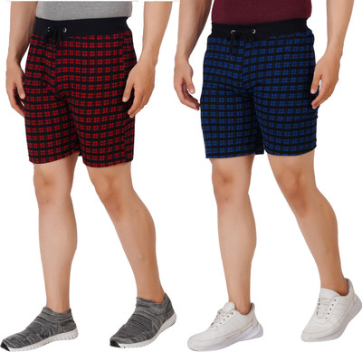 OFFENDERS Checkered Men Multicolor Casual Shorts
