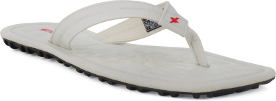 Sparx Men Flip Flops(White , 6)