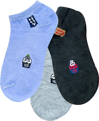 Nicsy Women Printed Ankle Length, Calf Length, Mid-Calf/Crew(Pack of 3)
