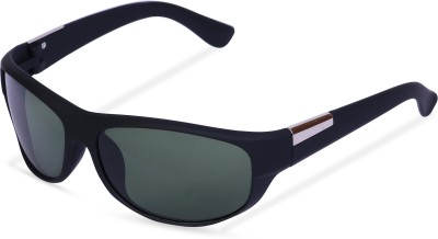 ROADWAY Sports, Wrap-around Sunglasses(For Men & Women, Green)