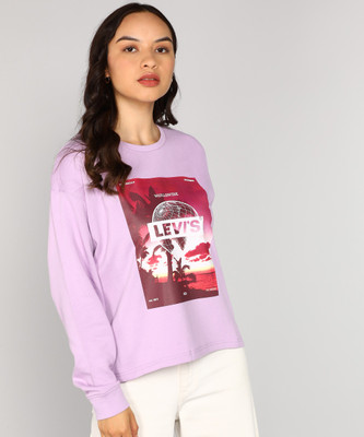 LEVI'S Full Sleeve Printed Women Sweatshirt