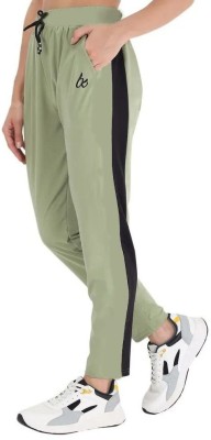 Barkeyo Colorblock Women Olive Track Pants