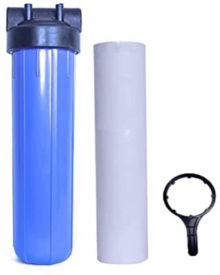 KMKHAMITRA 20 Inch Jumbo Big Water Filter Housing Pre Filter With Jumbo Spun, Spanner Key Solid Filter Cartridge