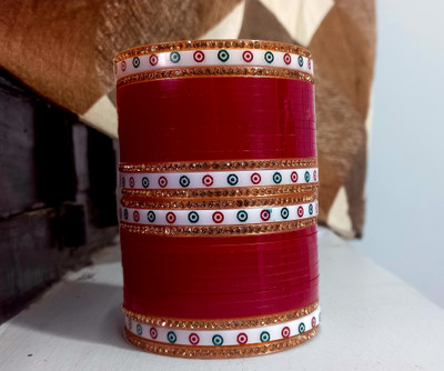 SA Creation Plastic Bangle Set(Pack of 2)