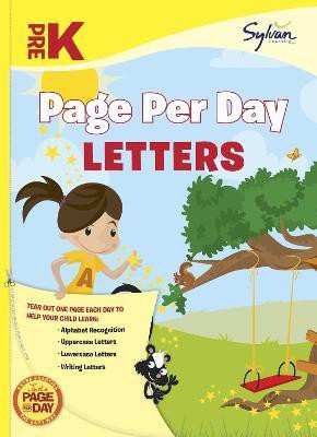 Pre-K Page Per Day: Letters(English, Paperback, Sylvan Learning)