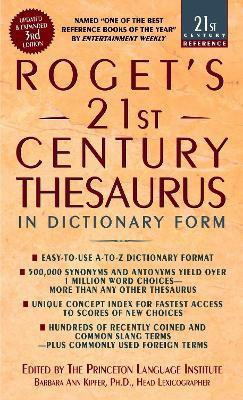 Roget's 21st Century Thesaurus, Third Edition(English, Paperback, Kipfer Barbara Ann)