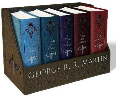 George R. R. Martin's A Game of Thrones Leather-Cloth Boxed Set (Song of Ice andFire Series)(English, Paperback, Martin George R. R.)