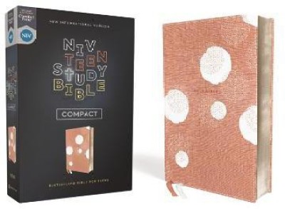 NIV, Teen Study Bible (For Life Issues You Face Every Day), Compact, Leathersoft, Peach, Comfort Print(English, Leather / fine binding, unknown)