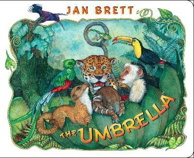 The Umbrella(English, Board book, Brett Jan)
