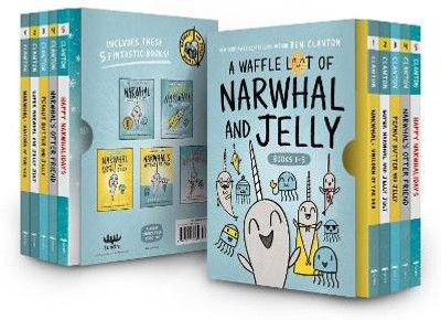 A Waffle Lot of Narwhal and Jelly (Hardcover Books 1-5)(English, Hardcover, Clanton Ben)