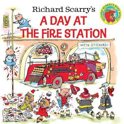 Richard Scarry's A Day at the Fire Station(English, Paperback, Scarry Huck)