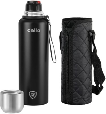 cello Duro Tuff STEEL Duro Flip Thermo seal Technology Hot/Cold (QualityTop1) 1500 ml Flask(Pack of 1, Green, Steel)