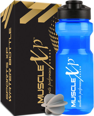 MuscleXP 700 ml Plastic Shaker(Pack of 1, Blue)