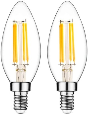 Brightlance 4 W Standard E14 LED Bulb(Yellow, Pack of 2)