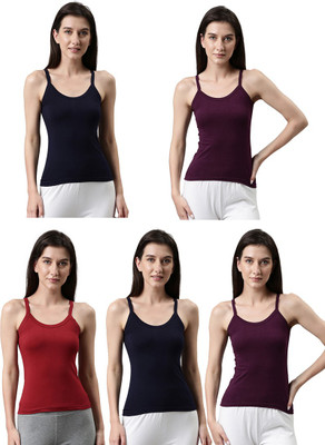 Dixcy Slimz Women Camisole(Pack of 5)