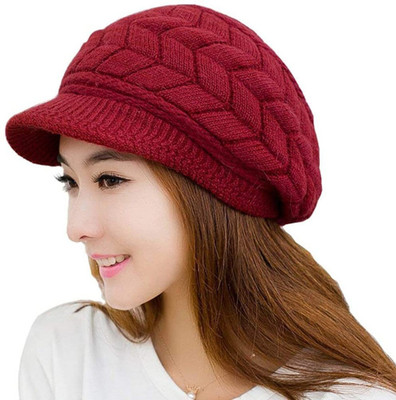 FIRMED STRING Self Design Beanie Cap