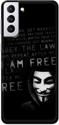 NDCOM Back Cover for Samsung Galaxy S22 5G I Am Free Printed(Multicolor, Hard Case, Pack of: 1)