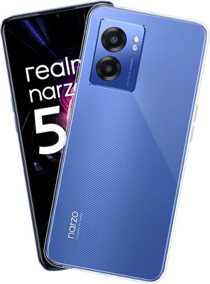 Nainz Back Cover for Realme Narzo 50 5G(Transparent, Grip Case, Silicon, Pack of: 1)