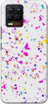 NDCOM Back Cover for Realme 8 Pro Pink Blue Pattern Printed(Multicolor, Hard Case, Pack of: 1)