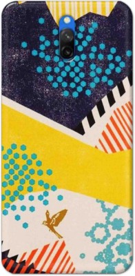 NDCOM Back Cover for Redmi 8A Dual Fabric Printed(Multicolor, Hard Case, Pack of: 1)