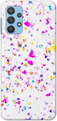 NDCOM Back Cover for Samsung Galaxy M32 5G Pink Blue Pattern Printed(Multicolor, Hard Case, Pack of: 1)