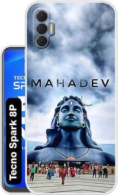 Case Club Back Cover for Tecno Spark 8P(Transparent, Silicon)