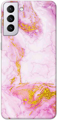 NDCOM Back Cover for Samsung Galaxy S22 Plus 5G Golden Pink Marble Printed(Multicolor, Hard Case, Pack of: 1)
