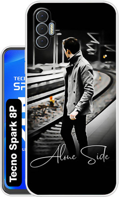 Case Club Back Cover for Tecno Spark 8P(Transparent, Silicon)